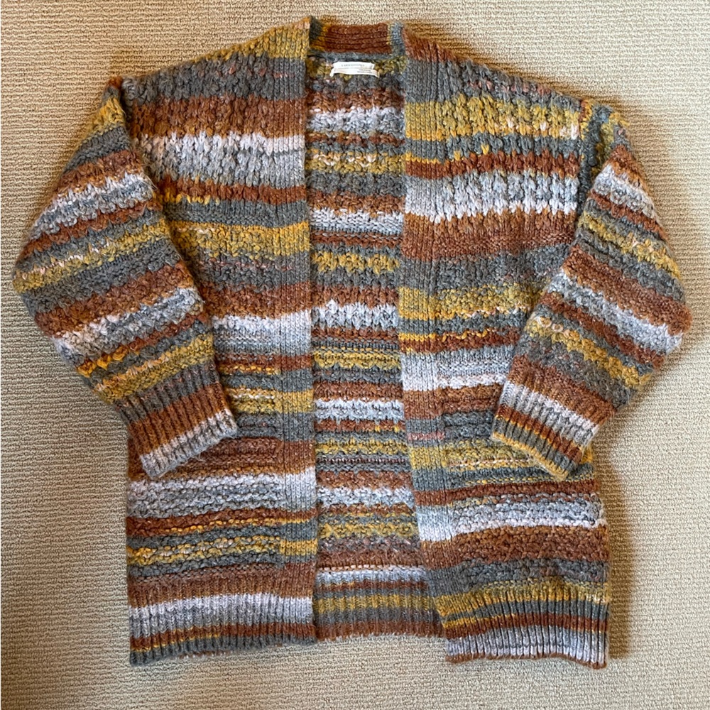 Anthropologie open front oversized sweater